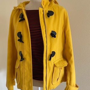 Adorable Yellow Hooded Coat 💛
